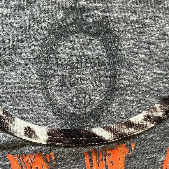 Institute Liberal cotton blend gray sunburst Tank Top M graphic design in back - Picture 11 of 14